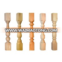 European Beech wood stair Solid wood baluster with great price