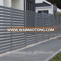 Garden style fence aluminum/ wpc fence with aluminum