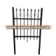 Custom reinforced easy assembly galvanized iron picket fence