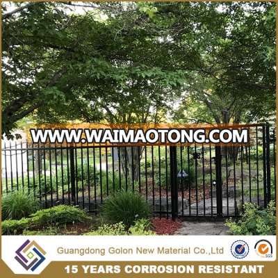 Australian standard high quality Anti-Climbing Galvanized Wrought Iron farm fencing prices for Garden or pool