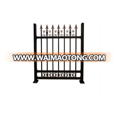 2018 hot sale Guangdong prefabricated galvanized steel fence, parking lot fence for sale