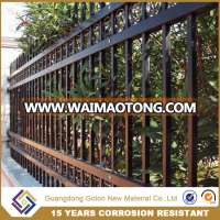 No Welding Gavanlized Courtyard Steel fencing for outdoor Garden