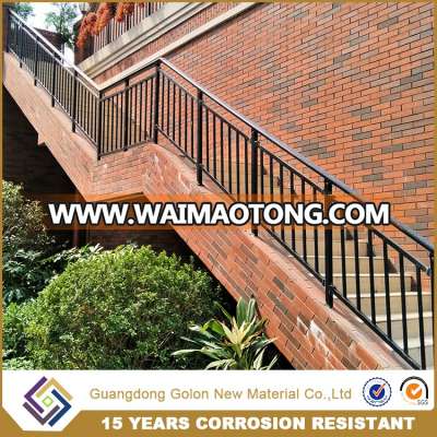 Easily Assembled aluminum balcony railing price , stair handrail , wrought iron stair railing