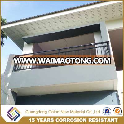 House balcony railing,galvanized steel pipe balcony railing